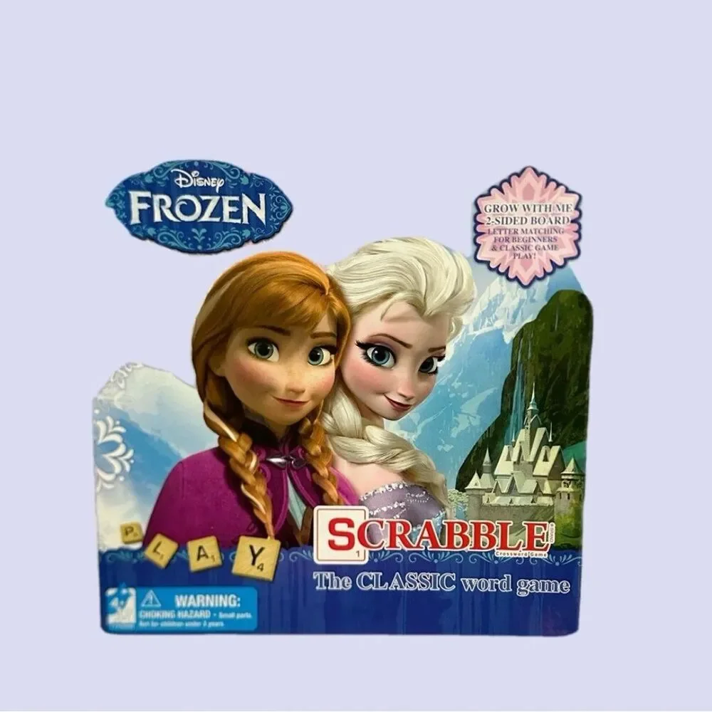 Disney Frozen Scrabble Game - Blue and Pink
